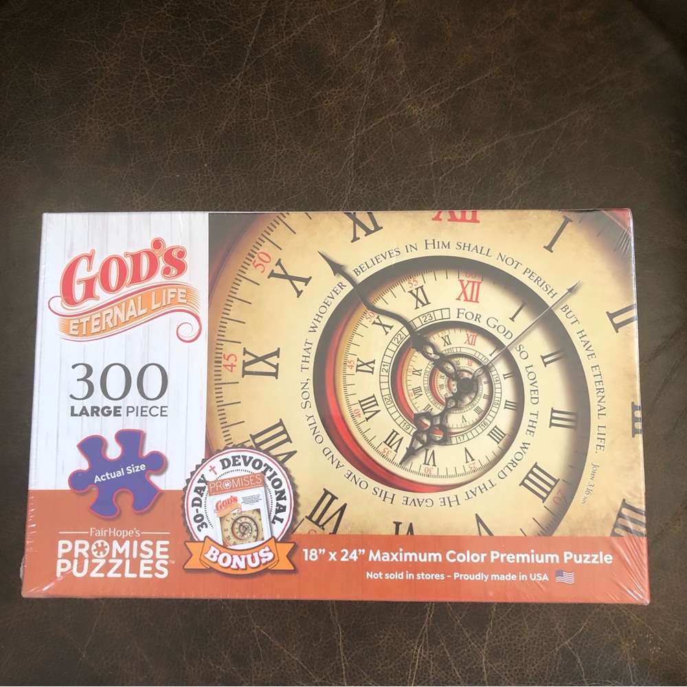 New! Fair Hope's Promise Puzzles God's Eternal Life 300 Large Piece 18 x 24"